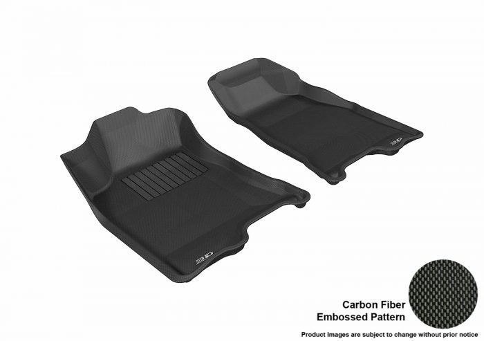 3D MAXpider Compatible with CHEVROLET COLORADO CREW CAB / GMC CANYON CREW CAB 2004-2012 KAGU BLACK R1
