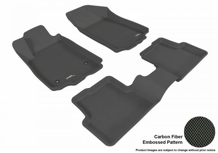 3D MAXpider Compatible with CHEVROLET SONIC 2012-2020 KAGU BLACK R1 R2