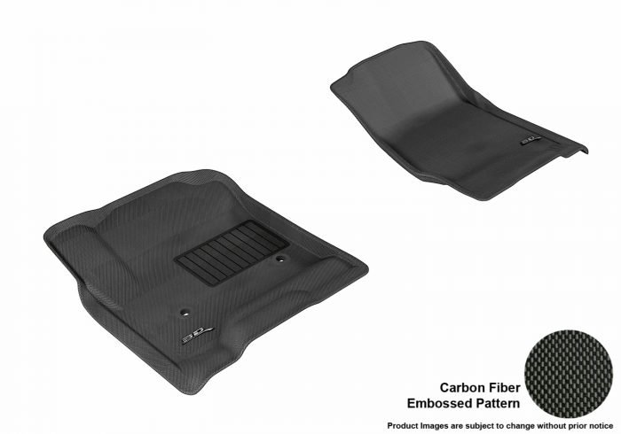 3D MAXpider Compatible with CHEVROLET SILVERADO 1500 DOUBLE / CREW 2014-2018 / SILVERADO 1500 LD 2019 / SILVERADO HD DOUBLE / CREW / TAHOE / SUBURBAN 2015-2020 / GMC SIERRA 1500 DOUBLE / CREW 2014-2018 / SIERRA 1500 LIMITED 2019 / YUKON / YUKON XL 2015-2020 KAGU BLACK R1