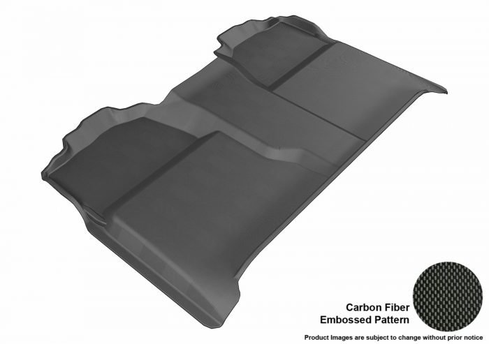 3D MAXpider Compatible with CHEVROLET SILVERADO 1500 CREW CAB / GMC SIERRA 1500 CREW CAB 2007-2013 KAGU BLACK R2