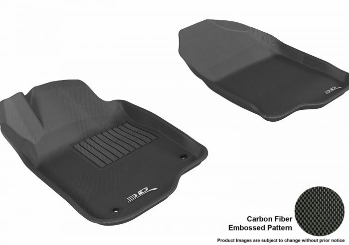 3D MAXpider Compatible with CHEVROLET MALIBU 2008-2012 KAGU BLACK R1 (2 EYELETS)