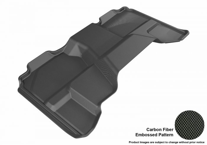 3D MAXpider Compatible with CHEVROLET SILVERADO 1500 EXTENDED CAB / GMC SIERRA 1500 EXTENDED CAB 2007-2013 KAGU BLACK R2