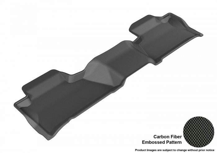 3D MAXpider Compatible with CHEVROLET SUBURBAN 7-SEAT / GMC YUKON XL 7-SEAT 2015-2020 KAGU BLACK R2