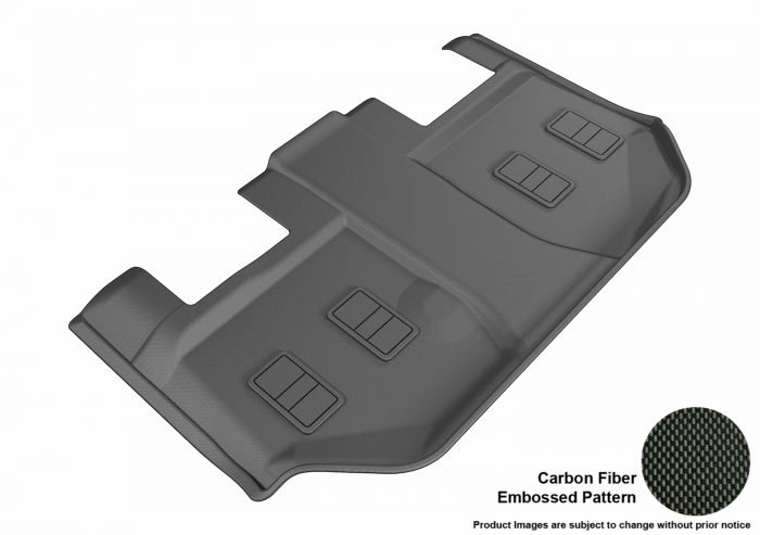 3D MAXpider Compatible with CHEVROLET SUBURBAN 7-SEAT / GMC YUKON XL 7-SEAT 2015-2020 KAGU BLACK R3