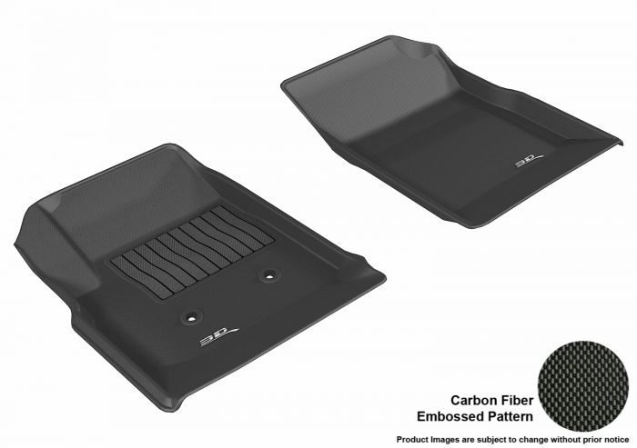 3D MAXpider Compatible with CHEVROLET COLORADO CREW CAB / GMC CANYON CREW CAB 2015-2022 KAGU BLACK R1