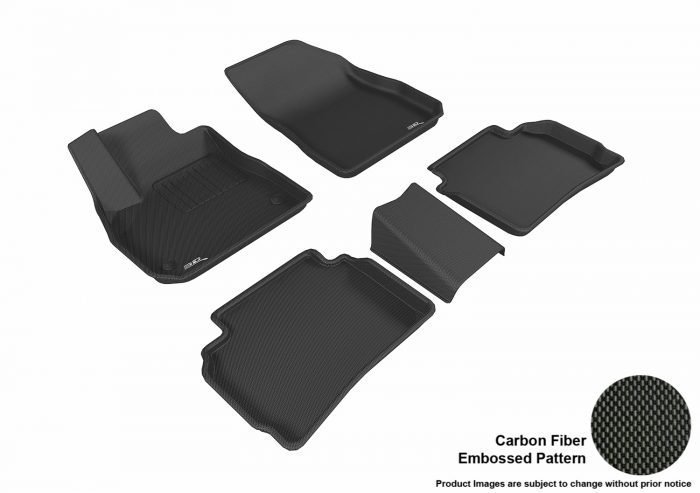 3D MAXpider Compatible with CHEVROLET MALIBU 2016-2025 KAGU BLACK R1 R2