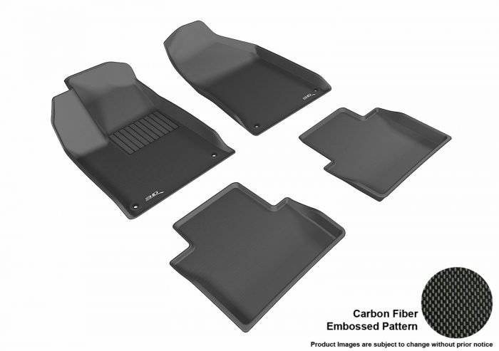 3D MAXpider Compatible with CHRYSLER 200 2015-2017 KAGU BLACK R1 R2