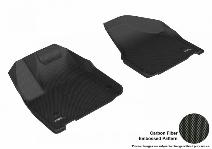 3D MAXpider Compatible with CHRYSLER PACIFICA 2017-2025 / CHRYSLER PACIFICA TOURING 7 SEAT 2021-2025 / VOYAGER 2020-2022 KAGU BLACK R1 (NOT FIT 7-SEAT W/ BENCH 2ND ROW)