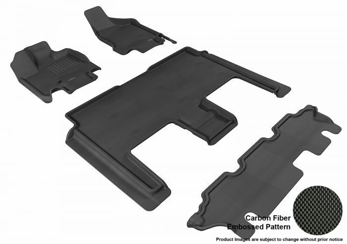 3D MAXpider Compatible with CHRYSLER TOWN & COUNTRY 2013-2016 KAGU BLACK R1 R2 R3