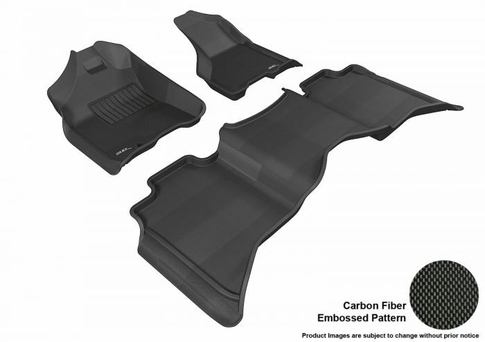 3D MAXpider Compatible with DODGE RAM 1500 CREW CAB 2009-2012 / 2500 / 3500 CREW CAB 2010-2012 KAGU BLACK R1 R2 (1 EYELET)