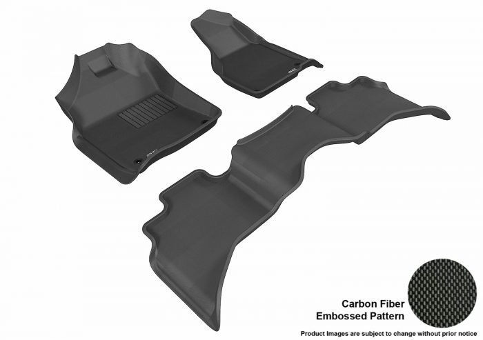 3D MAXpider Compatible with DODGE RAM 1500 QUAD CAB 2012-2018 / RAM CLASSIC QUAD CAB 2019-2024 KAGU BLACK R1 R2 (2 EYELETS)