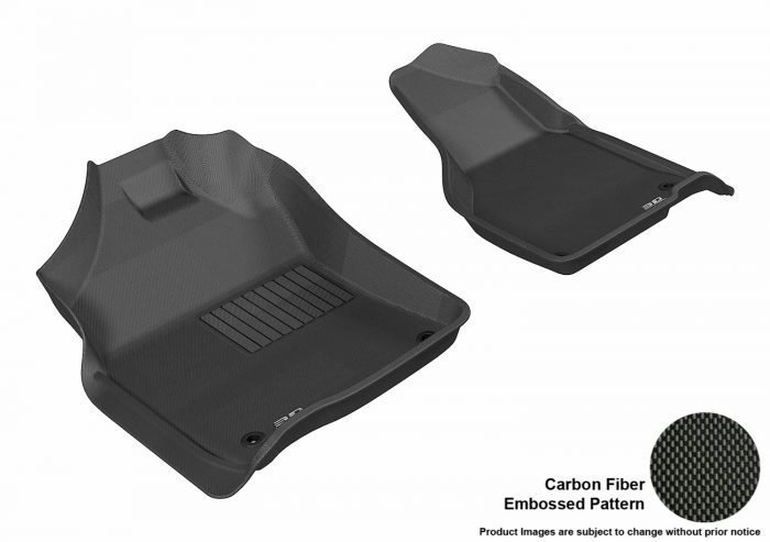 3D MAXpider Compatible with DODGE RAM 1500 / 2500 / 3500 REGULAR CAB / 1500 QUAD CAB 2012-2018 / RAM 1500 CLASSIC REGULAR CAB / QUAD CAB 2019-2024 KAGU BLACK R1 (2 EYELETS)