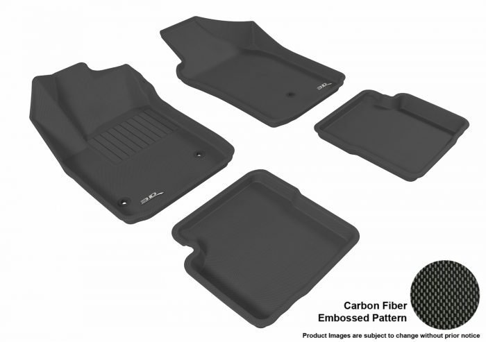 3D MAXpider Compatible with FIAT 500 2012-2019 KAGU BLACK R1 R2