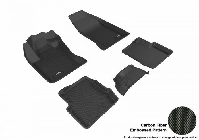 3D MAXpider Compatible with FIAT 500X 2015-2023 KAGU BLACK R1 R2
