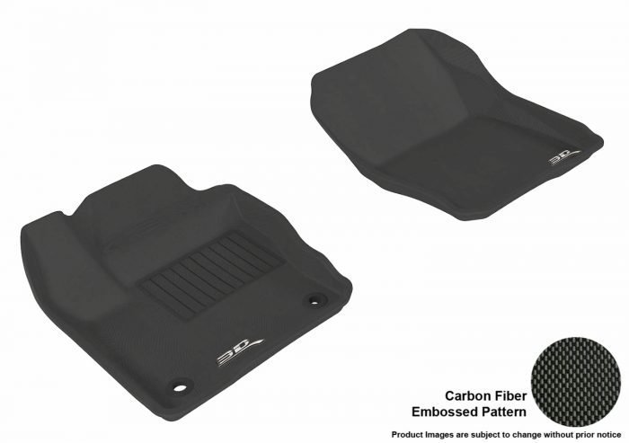3D MAXpider Compatible with FORD FOCUS 2012-2018 KAGU BLACK R1 (2 EYELETS)