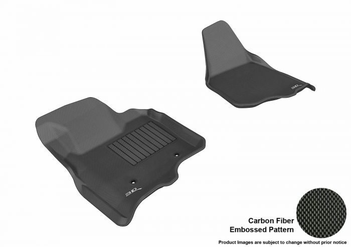 3D MAXpider Compatible with FORD F-250 / 350 / 450 SUPERCAB / CREW CAB 2011-2012 KAGU BLACK R1 (NOT FIT 4X4 M/T FLOOR SHIFTER)