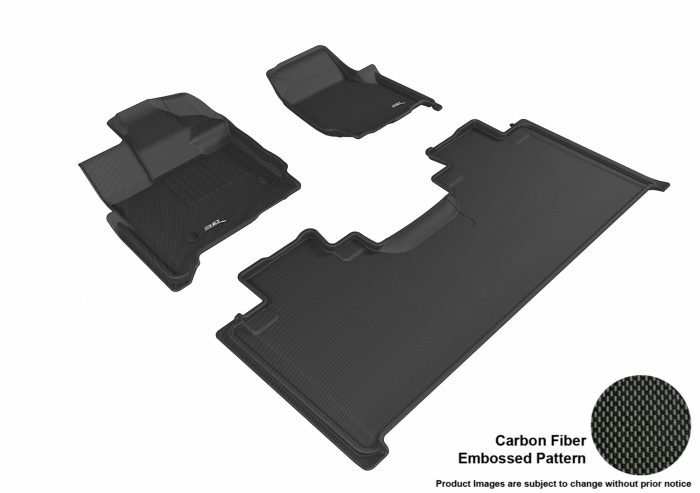 3D MAXpider Compatible with FORD F-150 SUPERCAB 2015-2025 BENCH SEAT, KAGU BLACK R1 R2