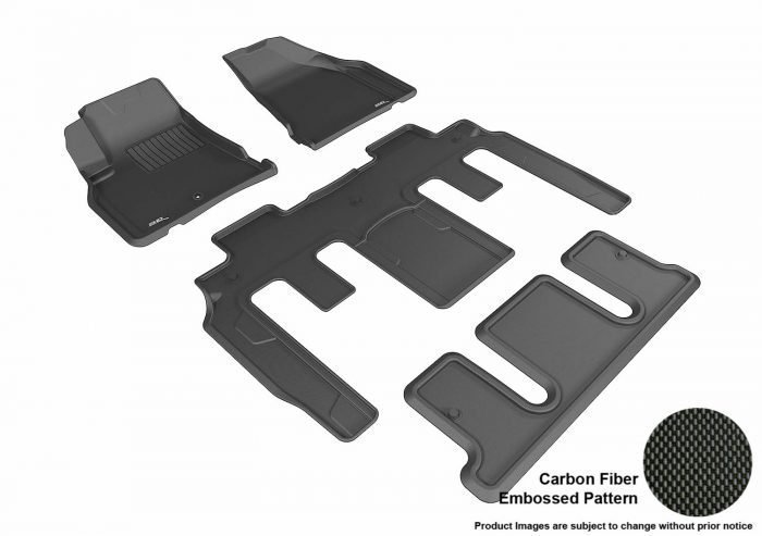 3D MAXpider Compatible with GMC ACADIA 2007-2016 / GMC ACADIA LIMITED 2017 KAGU BLACK R1 R2 R3 BUCKET SEATS