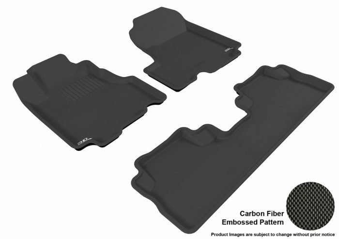 3D MAXpider Compatible with HONDA CR-V 2007-2011 KAGU BLACK R1 R2