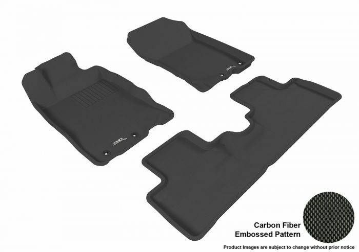 3D MAXpider Compatible with HONDA INSIGHT 2010-2014 KAGU BLACK R1 R2