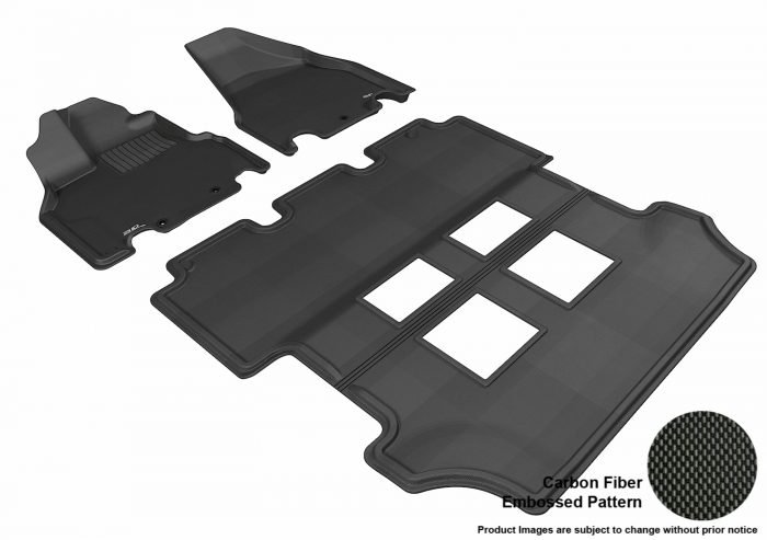 3D MAXpider Compatible with HONDA ODYSSEY 2011-2017 KAGU BLACK R1 R2