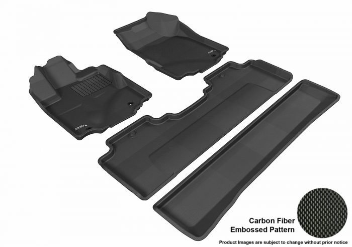 3D MAXpider Compatible with HONDA RIDGELINE 2006-2014 KAGU BLACK R1 R2