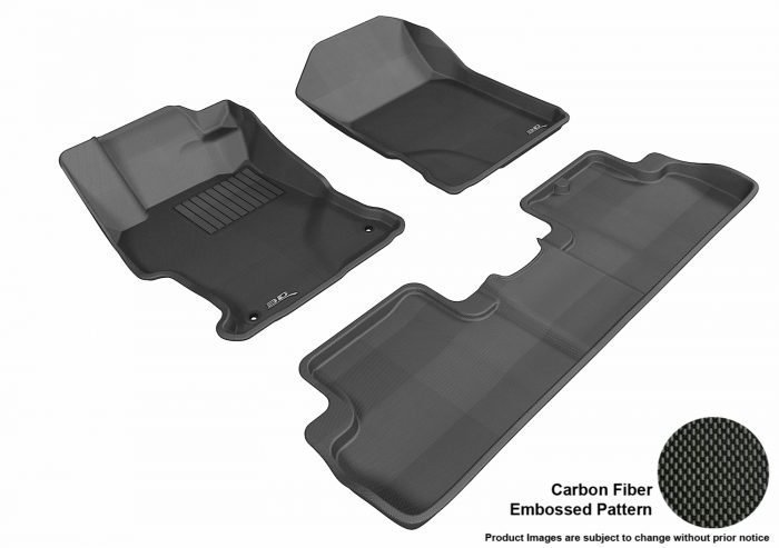 3D MAXpider Compatible with HONDA CIVIC COUPE 2012-2013 KAGU BLACK R1 R2