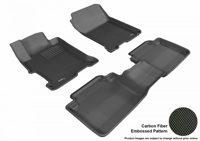 3D MAXpider Compatible with HONDA ACCORD SEDAN 2013-2017 KAGU BLACK R1 R2