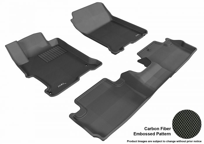 3D MAXpider Compatible with HONDA ACCORD COUPE 2013-2017 KAGU BLACK R1 R2