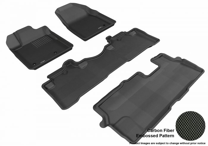 3D MAXpider Compatible with HONDA PILOT 2009-2015 KAGU BLACK R1 R2 R3