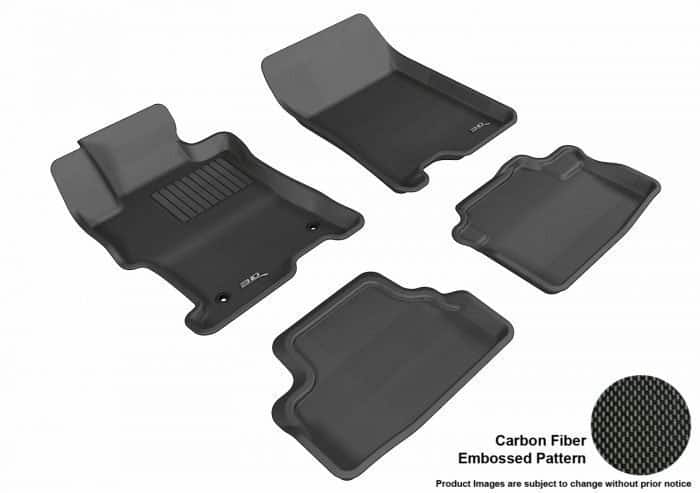3D MAXpider Compatible with HONDA ACCORD COUPE 2008-2012 KAGU BLACK R1 R2