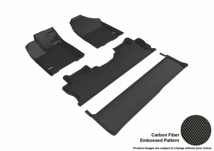 3D MAXpider Compatible with HONDA RIDGELINE 2017-2025 KAGU BLACK R1 R2 R3