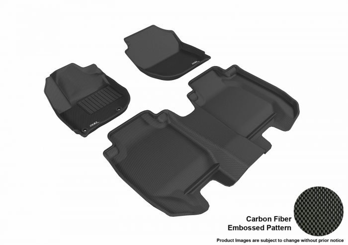 3D MAXpider Compatible with HONDA HR-V 2016-2022 KAGU BLACK R1 R2
