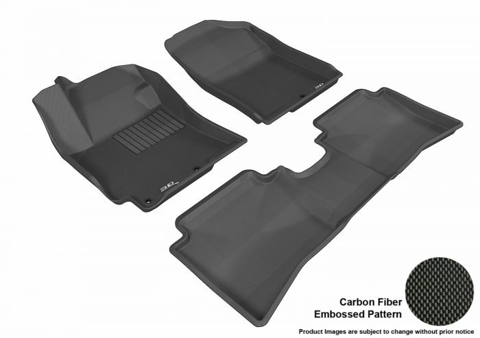 3D MAXpider Compatible with HYUNDAI ACCENT 2012-2017 KAGU BLACK R1 R2 (US ONLY)