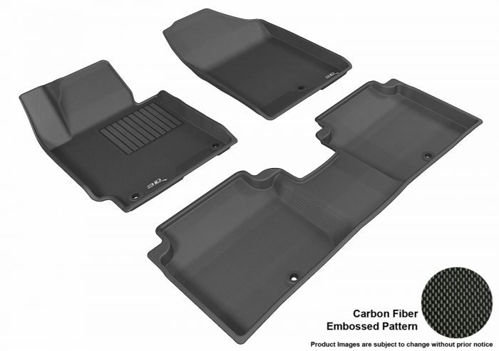 3D MAXpider Compatible with HYUNDAI ELANTRA SEDAN / COUPE 2014-2016 KAGU BLACK R1 R2