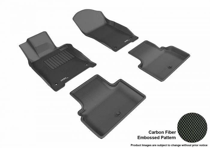 3D MAXpider Compatible with INFINITI Q50 2014-2017 KAGU BLACK R1 R2
