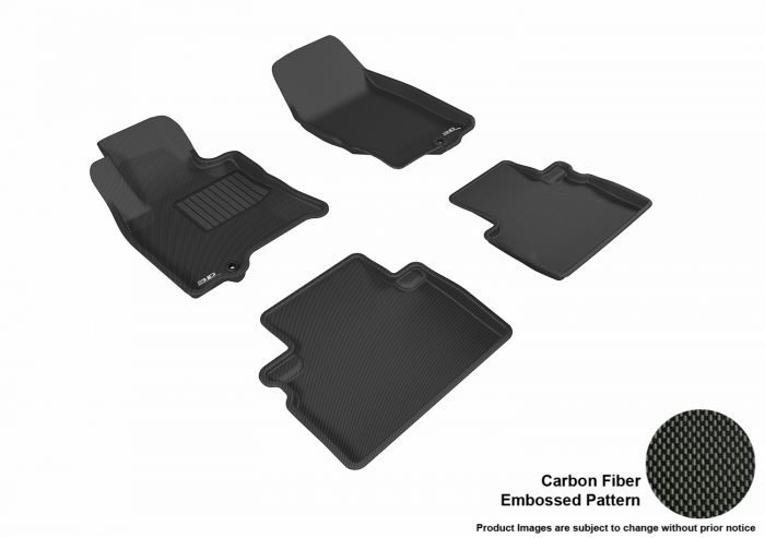 3D MAXpider Compatible with INFINITI QX50 2016-2017 KAGU BLACK R1 R2