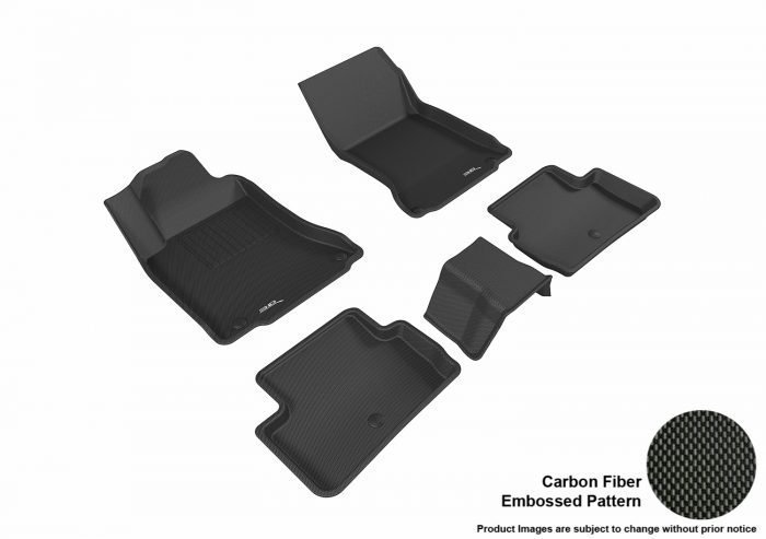 3D MAXpider Compatible with INFINITI QX30 2017-2019 KAGU BLACK R1 R2