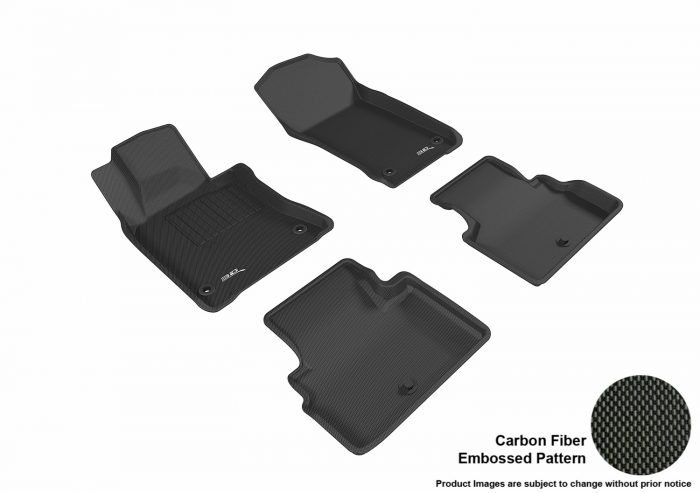 3D MAXpider Compatible with INFINITI Q60 2017-2022 KAGU BLACK R1 R2