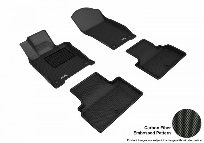 3D MAXpider Compatible with INFINITI Q50 2018-2024 KAGU BLACK R1 R2