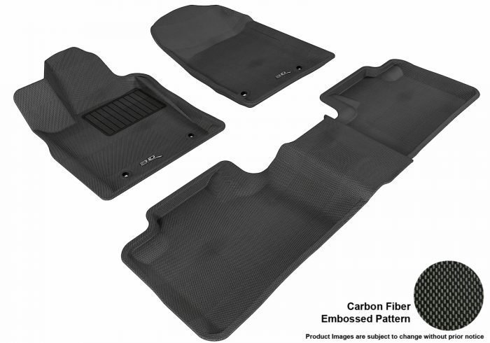 3D MAXpider Compatible with JEEP GRAND CHEROKEE (WK) 2013-2022 KAGU BLACK R1 R2 (2 POSTS IN PASSENGER'S SIDE)