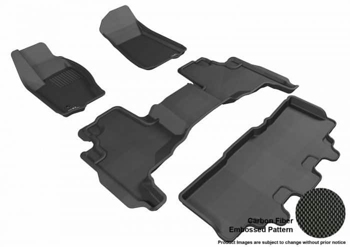 3D MAXpider Compatible with JEEP COMMANDER 2006-2010 KAGU BLACK R1 R2 R3