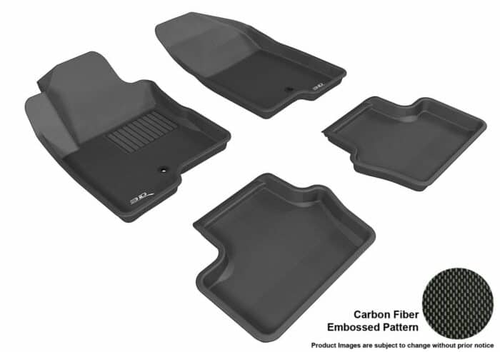 3D MAXpider Compatible with JEEP COMPASS / PATRIOT 2007-2017 KAGU BLACK R1 R2 (1 POST ON PASSENGER SIDE)