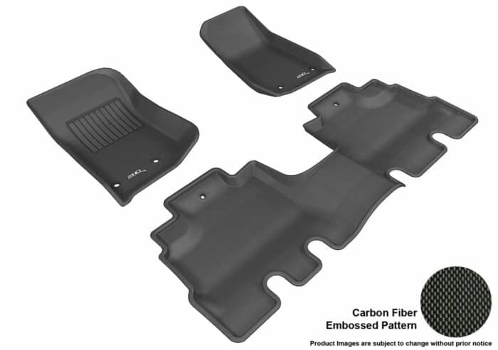 3D MAXpider Compatible with JEEP WRANGLER JK UNLIMITED 2014-2018 KAGU BLACK R1 R2