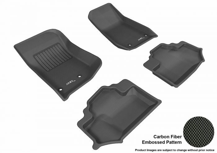 3D MAXpider Compatible with JEEP WRANGLER JK 2-DOOR 2014-2018 KAGU BLACK R1 R2