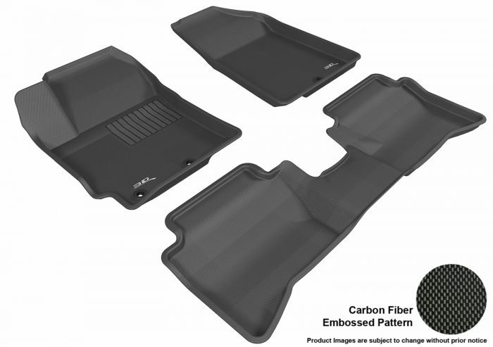 3D MAXpider Compatible with KIA RIO / RIO5 2012-2013 KAGU BLACK R1 R2