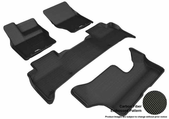 3D MAXpider Compatible with LAND ROVER DISCOVERY 7-SEAT 2017-2025 KAGU BLACK R1 R2 R3