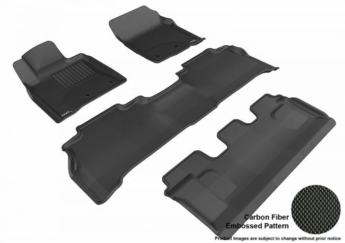3D MAXpider Compatible with LEXUS LX570 2012-2021 KAGU BLACK R1 R2 R3 (POST)