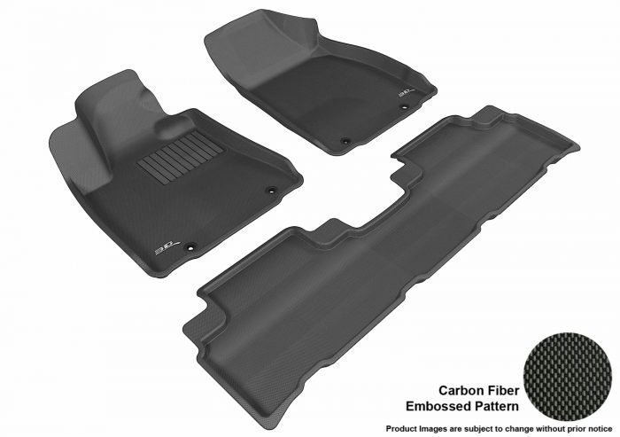 3D MAXpider Compatible with LEXUS RX350 / 450H 2013-2015 KAGU BLACK R1 R2 (POST)