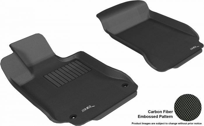 3D MAXpider Compatible with MERCEDES-BENZ C-CLASS SEDAN (W204) 2008-2015 / C 63 AMG SEDAN (W204) 2008-2011 / COUPE/C 63 AMG COUPE (C204) 2012-2015 KAGU BLACK R1